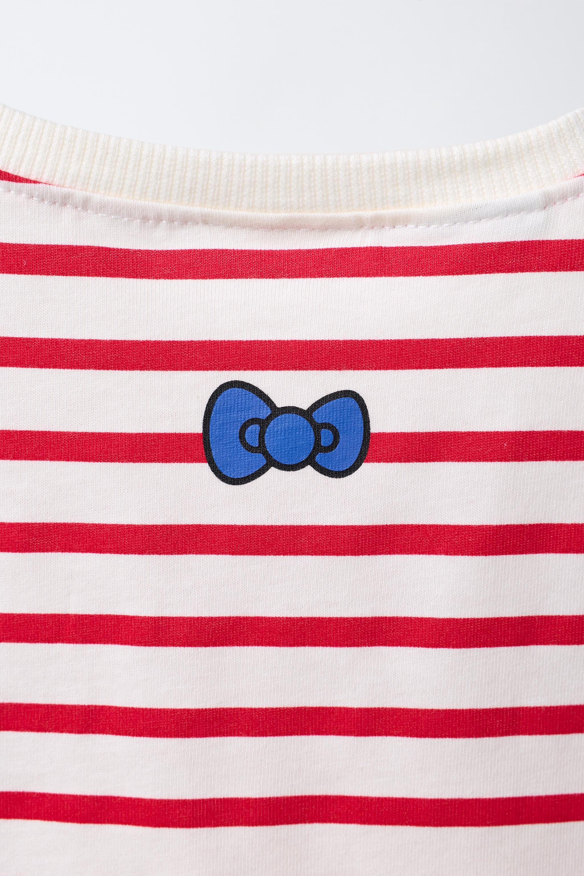 STRIPED HELLO KITTY © SANRIO T-SHIRT